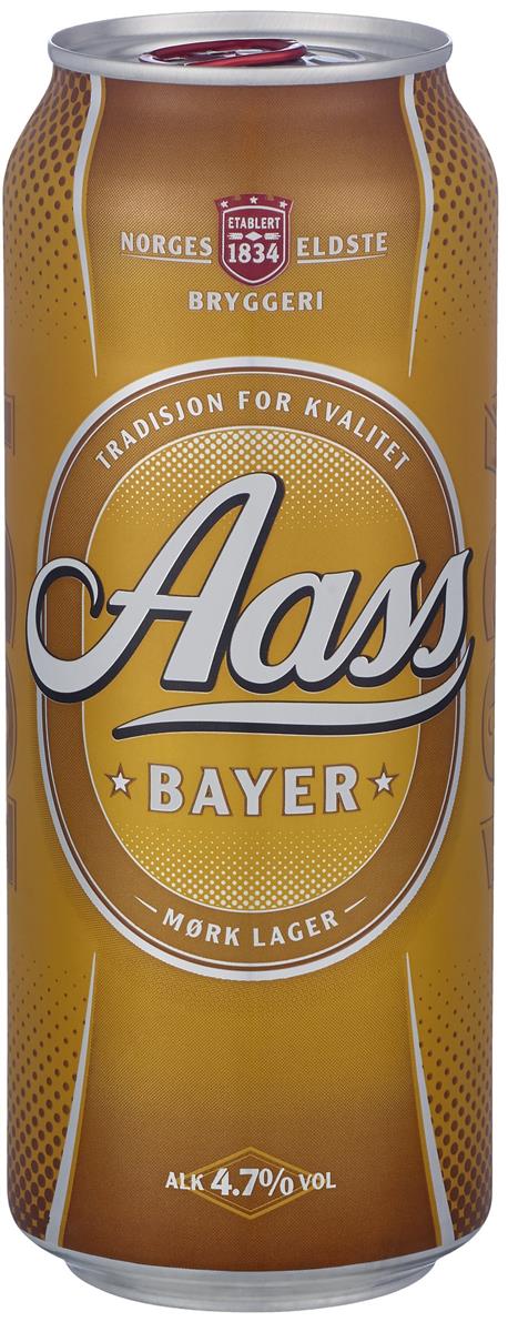 Aass bayer 4,7 % 24/0,5 lt boks