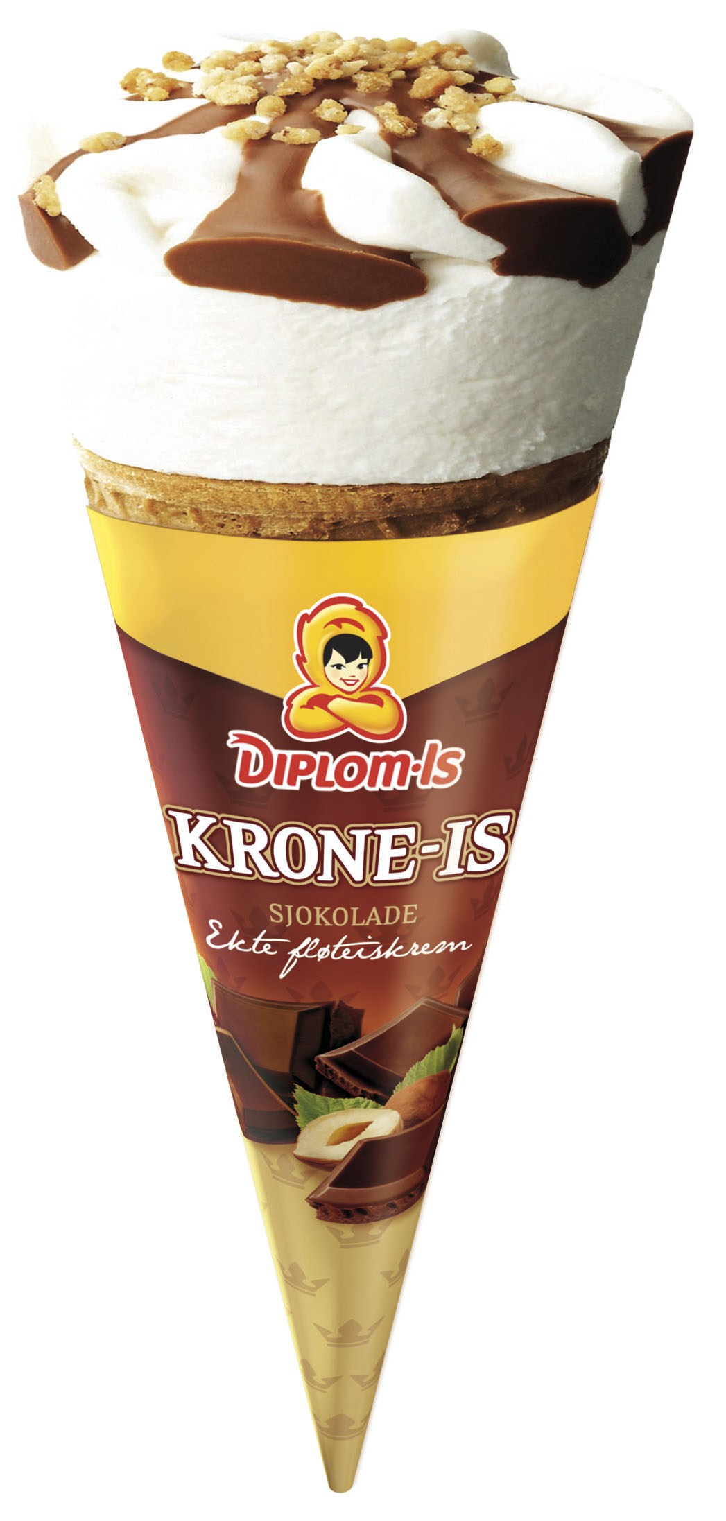 Krone-is sjokolade 28 stk hennig olsen