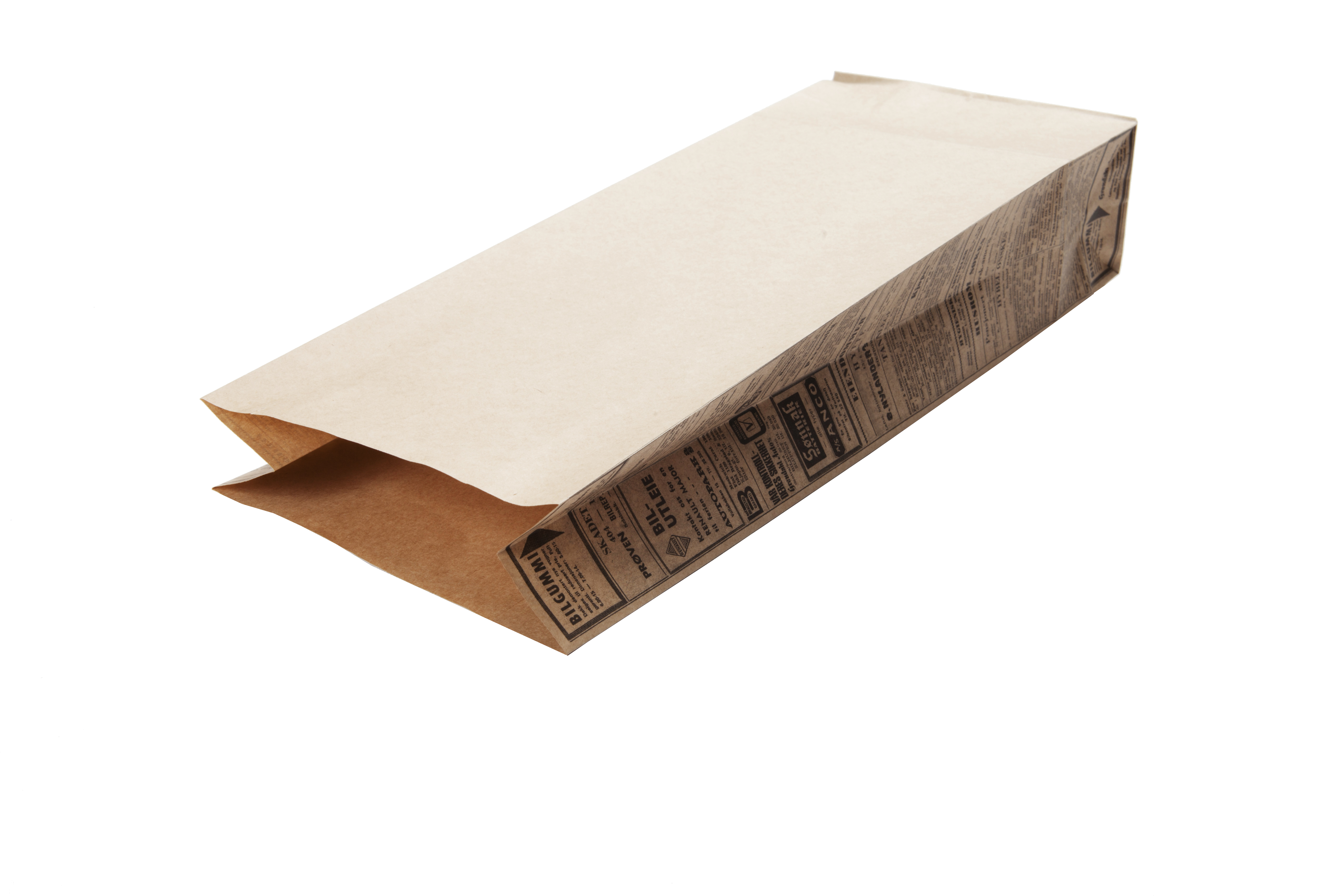 Brødpose sos avistrykk 38,5x15x7 cm 500 stk