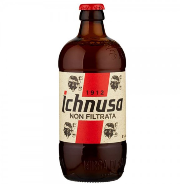 Birra ichnusa non filtrata 5%  24/0,33 lt