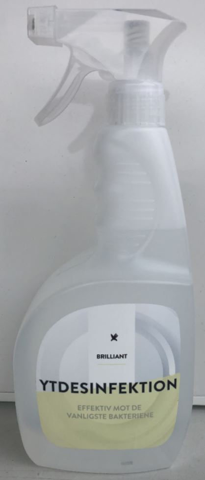 Overflatedesinfeksjon spray 750 ml
