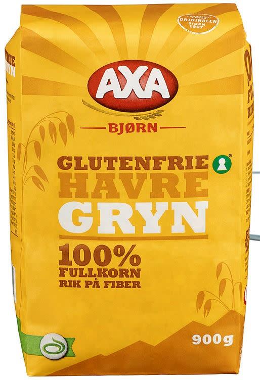 Havregryn glutenfri 12/900 g axa