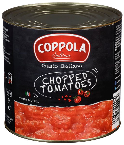 Tomater hakket 2,5 kg coppola