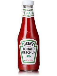 Ketchup glassfl. heinz 342 g