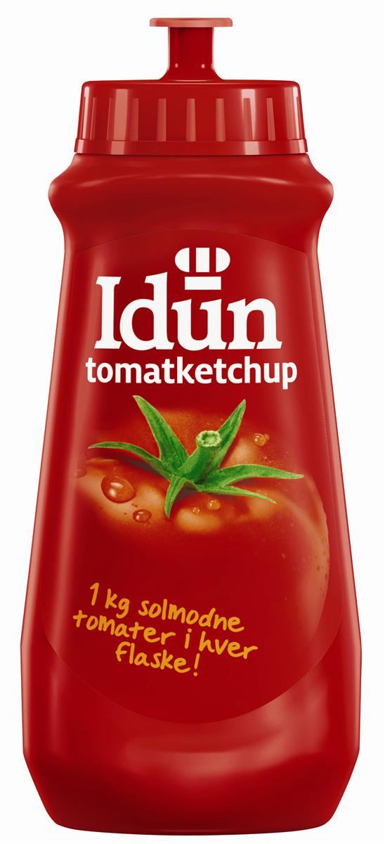 Ketchup 530 g flaske idun