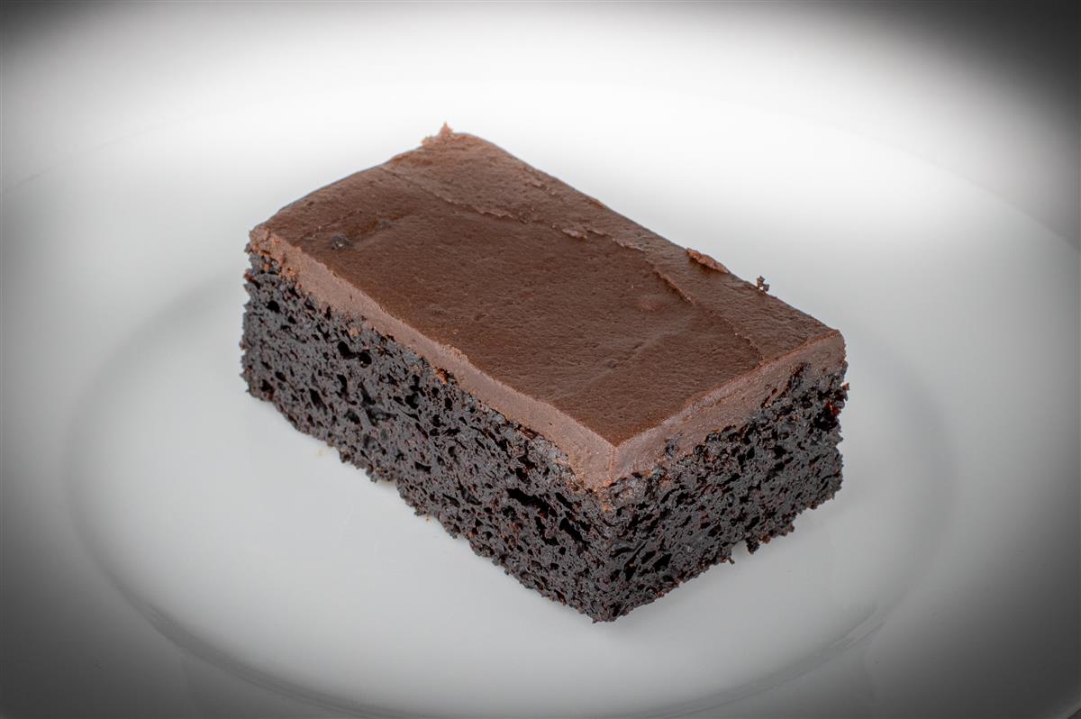 Sjokoladekake 36 biter 2/18 stk vegan baker brun***