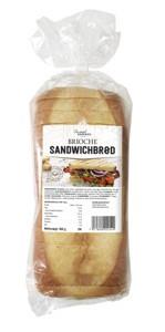 Sandwichbrød brioche oppskåret 7/500 g united bakeries