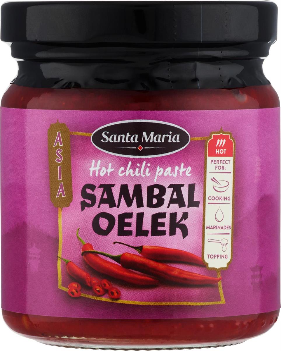 (utsolgt lev se11656)chili knust sterk sambal oelek 200 ml