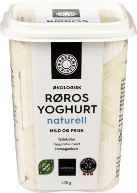 Yoghurt naturell 6/470 g økologisk rørosmeieriet*