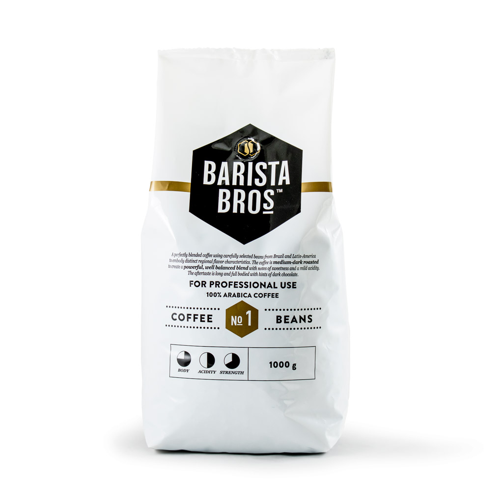 Kaffebønner dark roast 1000 g barista bros