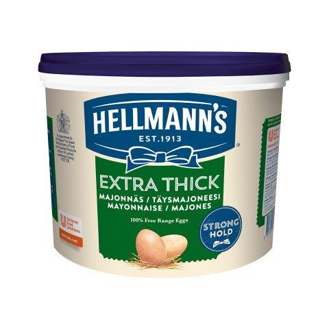 (utsolgt lev.)majones extra tykk 5 kg hellmanns***