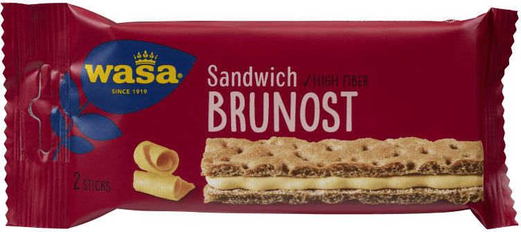 Wasa sandwich brunost 24/36 g