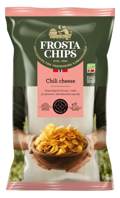 Potetgull chili cheese 20/150 gr frostachips