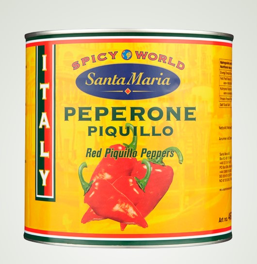 Peperone piquillo(grillet paprika) 2,5 kg sm