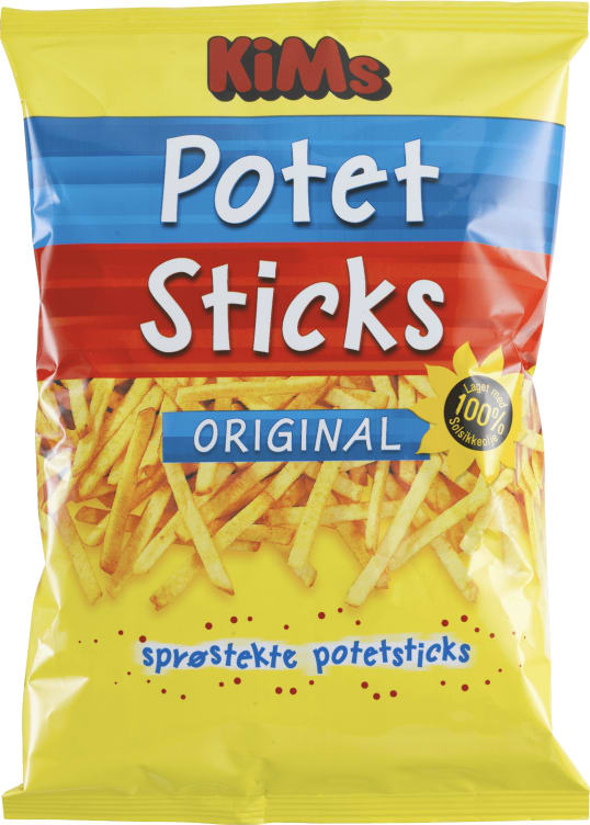 Potetsticks orginal 35/130 g kims*