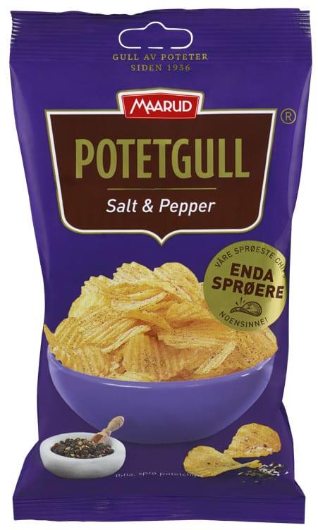Potetgull salt&pepper 20/40g maarud