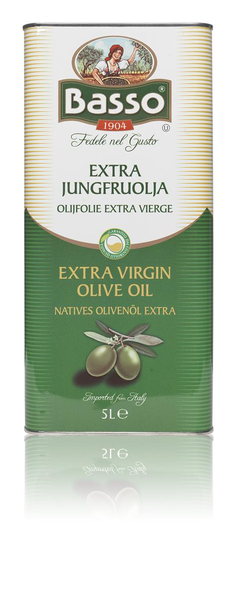 Olivenolje ex.virgin 5 lt basso italia