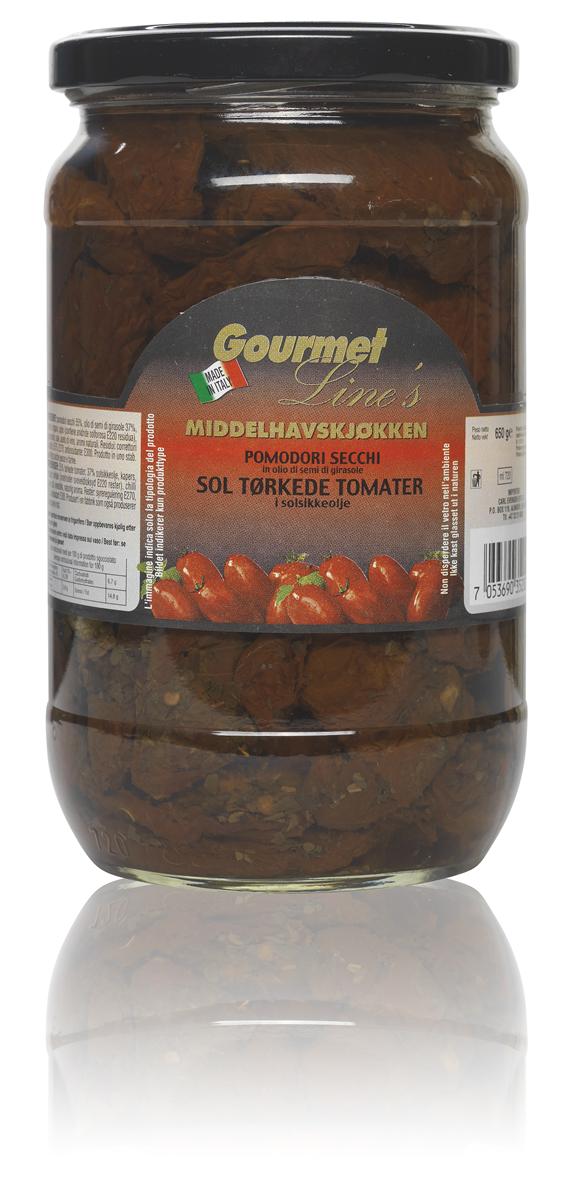 Tomater soltørket gl. 720 ml