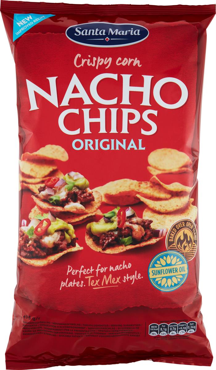 Nacho chips 475 g santa maria