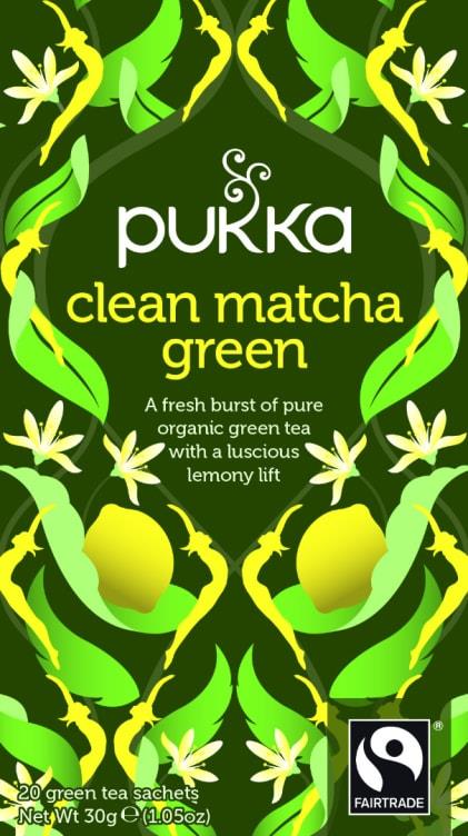 Te clean matcha grønn økologisk 4/20 ps pukka