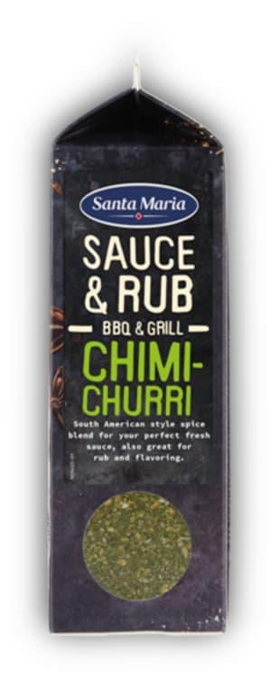 Bbq sauce & rub mix chimichurri 350 g santa maria