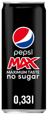 Pepsi max 20/0,33 lt boks