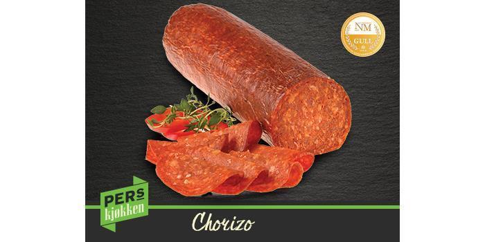 Chorizo skåret 500 g svindland