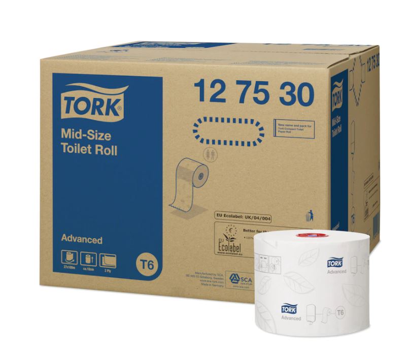 Tork myk mid-size toalettrull t6 100 m 27 ruller
