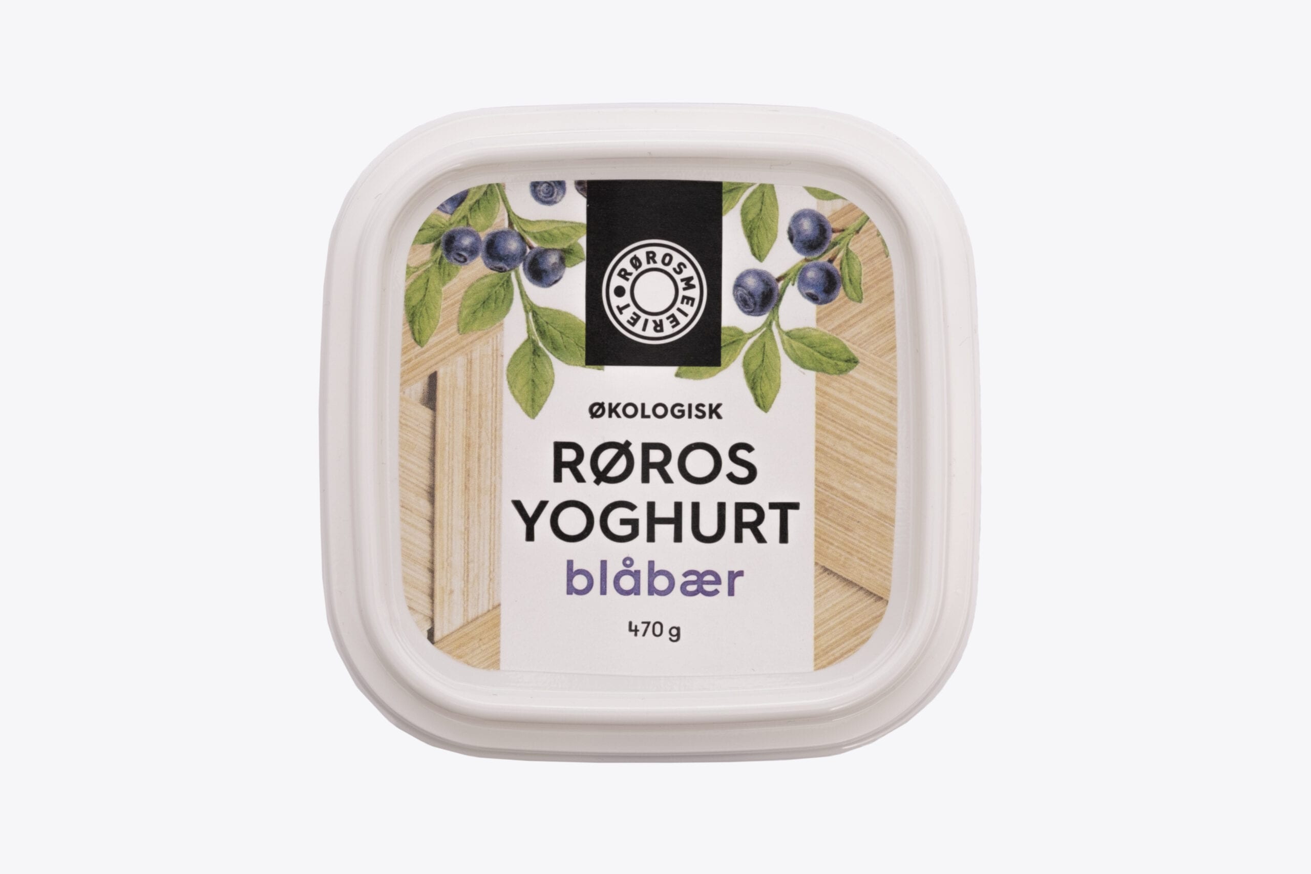 Yoghurt blåbær 6/470 g økologisk rørosmeieriet