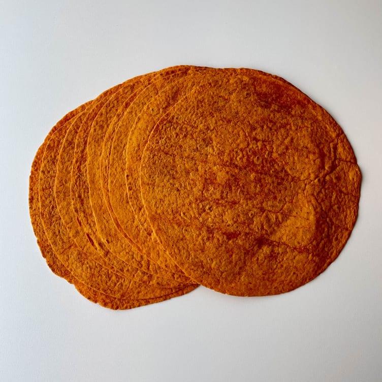 (utsolgt)tortilla gulrot 25 cm 8/10 stk santa maria