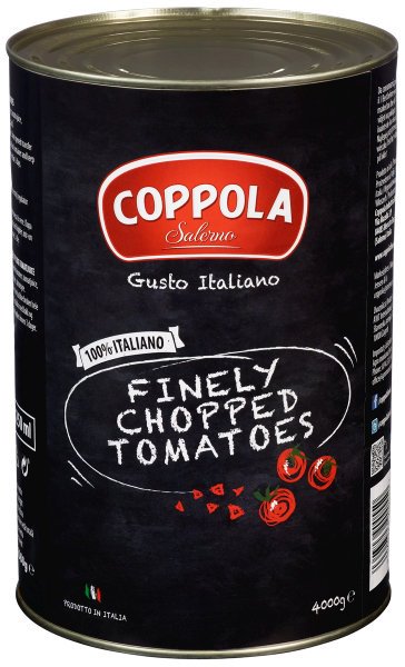 Tomater finhakkede 4 kg coppola